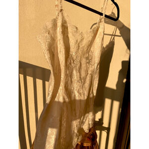 Vintage Gold Label Victorias Secret Night Slip Dress Large